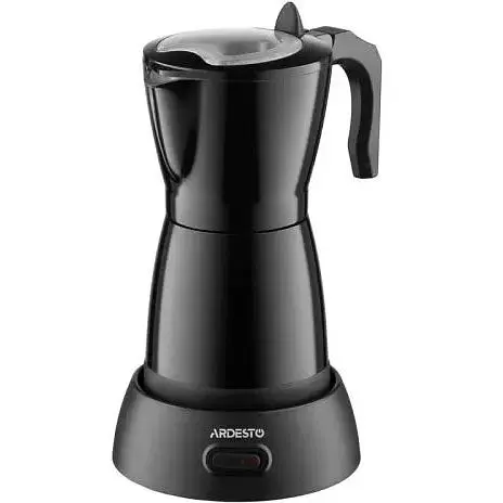 Кофеварка гейзерная Ardesto CMM-X300B Black 480W, объем 300 мл - фото 1