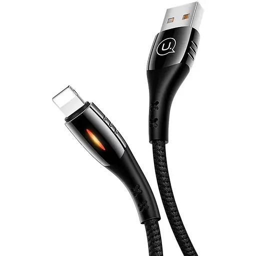 Кабель Usams Lightning Smart Power-off u-Tone series US-SJ344 1,2 м 2A