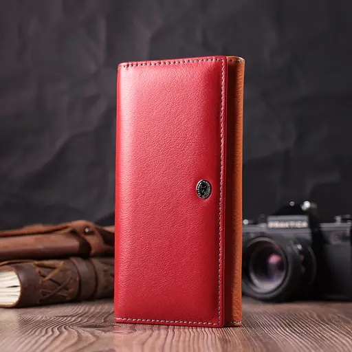 Кожаный женский кошелек ST Leather 18.5х9х3 см acs0028448 - фото 7