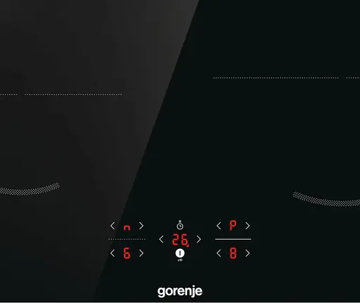 Варильна поверхня Gorenje індукційна, 60см, PowerBoost, TouchControl, поєднання конфорок, чорний - фото 6