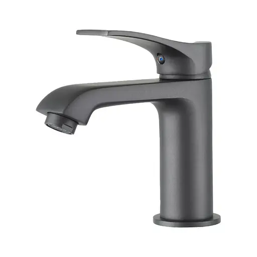 Смеситель для умывальника Frap F1075-9 Черный матовый - фото 1