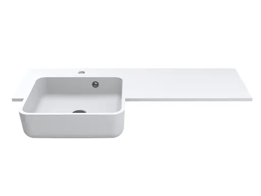 Умивальник Miraggio Fontana L matt 0001891, Білий матовий - фото 3