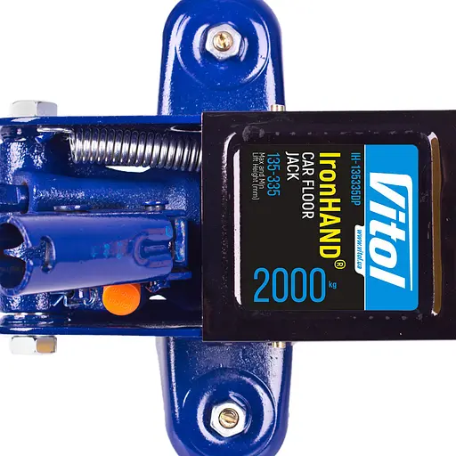 Домкрат гідравлічний підкатний Iron Hand 2т 135-335 мм 9 кг в коробці (IH-135335DP) - фото 4