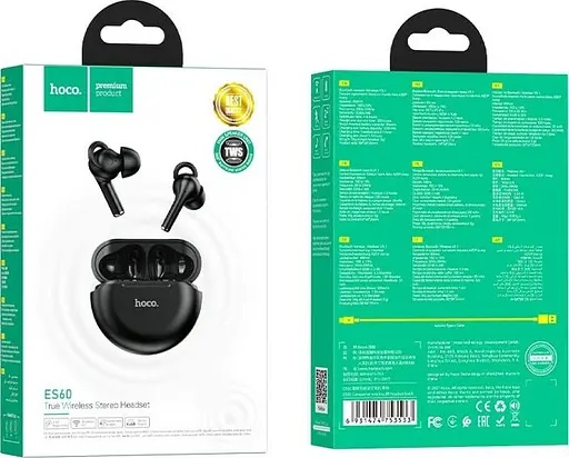 Блютуз Стерео Гарнитура Hoco ES60 Черный - фото 6