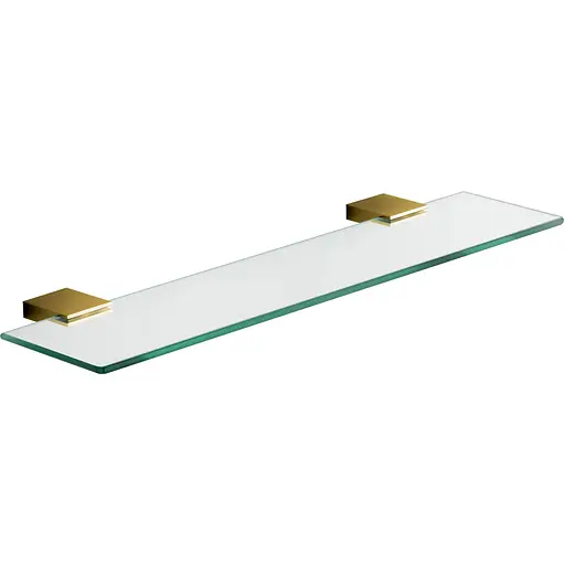 Полка стеклянная VBI Neptune gold VBI-040509GL, Золотой - фото 1