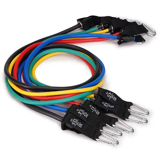 Набір трубчастих еспандерів Cornix 5 шт. 4.5-13.6 кг XR-0051 - фото 4