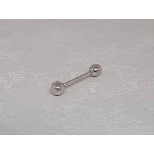 Срібна сережка для пірсингу Umax універсальна. 7036U - фото 2