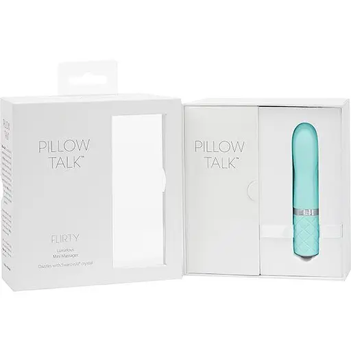 Вібратор Pillow Talk Flirty 11 см блакитний - фото 8