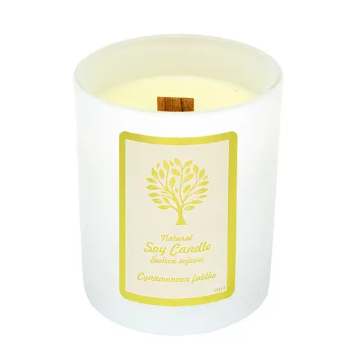 Свеча Aurora Natural Soy Candle яблоко с корицей 150 г - фото 5