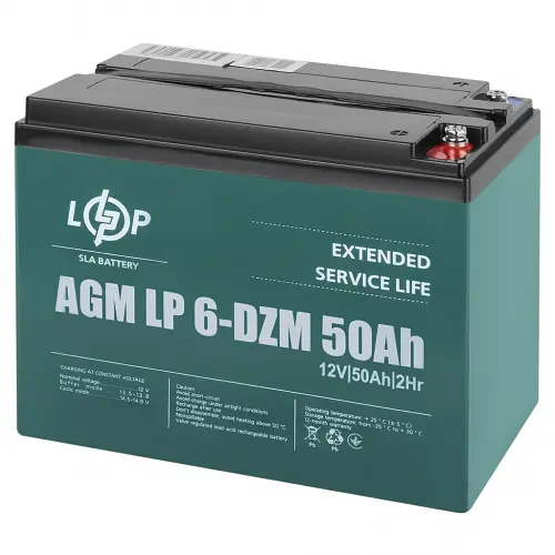 Аккумулятор LogicPower LP 6-DZM-50 Ah AGM - фото 2