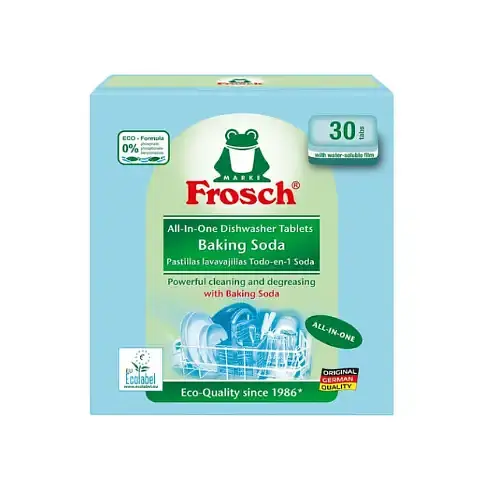 Таблетки для посудомийних машин Frosch Сода 30х18 г MD - фото 1