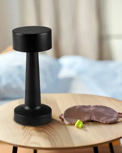 Настільна лампа з акумулятором Goldlux 328014 Simply LED 2700K+4000K+6500K IP20 чорна - фото 2