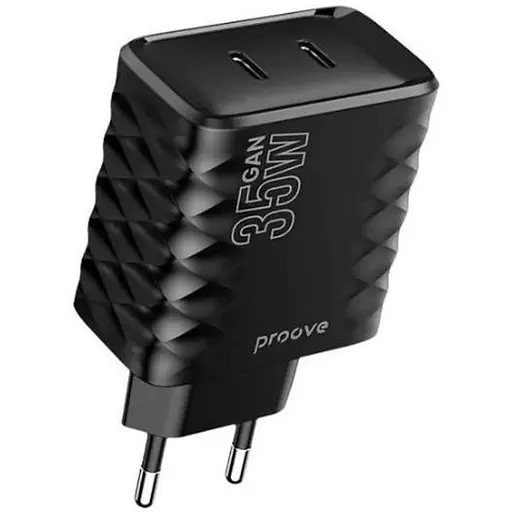 Сетевое зарядное устройство Proove Speed Surge GaN 35W Black (WCSS30020001)
