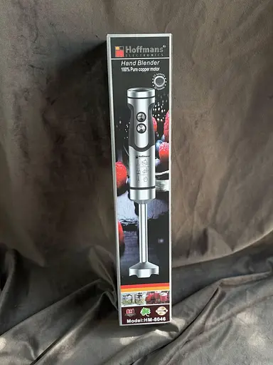 Заглибний портативний блендер HM-8046 нержавіюча сталь 1000 Вт Сірий з Чорним - фото 9