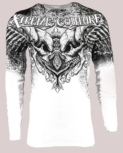 Футболка с длинным рукавом Xtreme Couture by Affliction Men's Thermal Shirt Legendary 3XL - фото 2