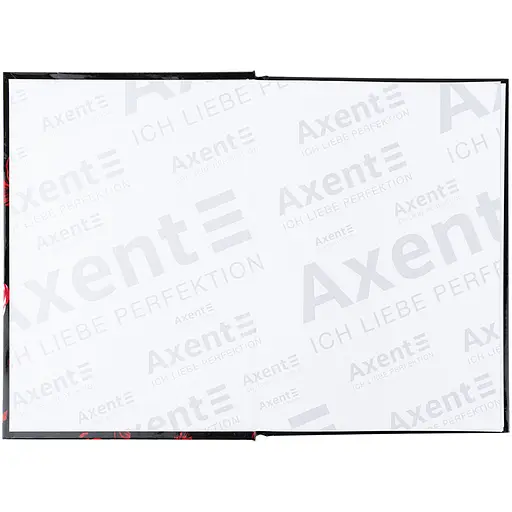 Книга записная Axent Red fleur А5 в клеточку 96 листов (8459-3-A) - фото 2