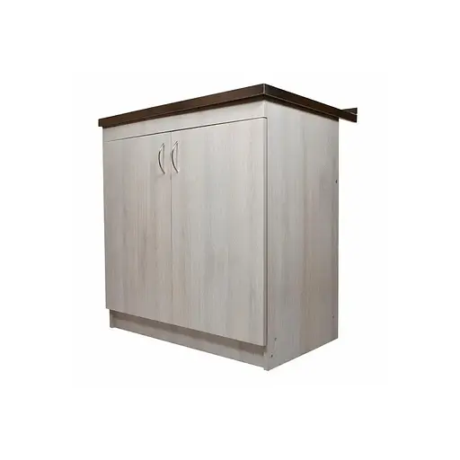 Тумба в комплекті з нержавіючою мийкою для кухні ЛДСП 80х60х83 см Дуб Молочний (52868-01164) - фото 2