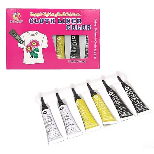 Набор карасок для одежды Dozen Bambi DSCN0673, 12 мл 6 шт - фото 1