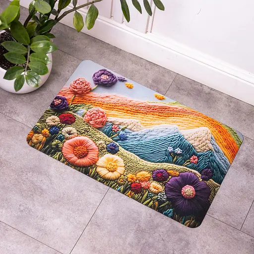 3D-килимок для ванної кімнати з м'якого діатоміту 38×58 (см) вологопоглинальний килимок для дому ванни душу та туалету Yiwu HP-42-33 - фото 2