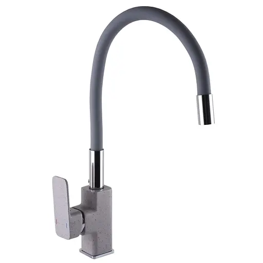 Смеситель для кухни Globus Lux Milano GLM-203LR-2-Arena Серый - фото 1