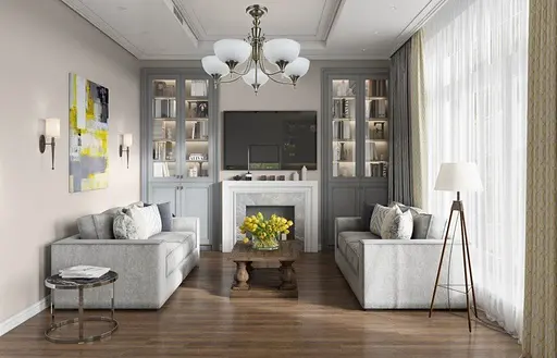 Люстра потолочная Brille классическая E27 60W AB (BKL-494C/5) - фото 3