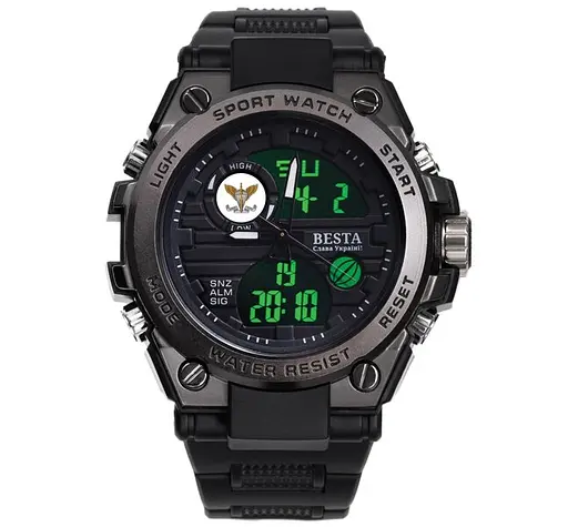 Наручний годинник чоловічий Besta Tattoo Black (2989) - фото 2