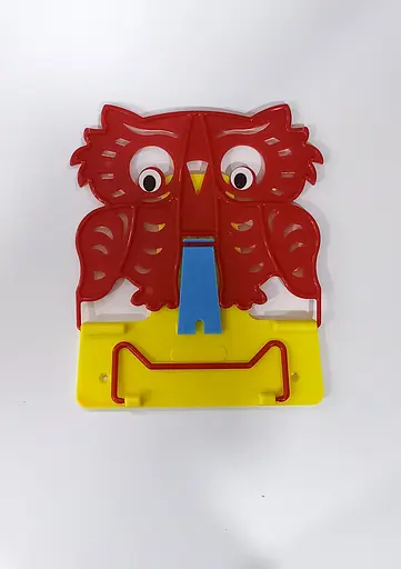 Підставка для книг №4 "Сова" 631569 Irbis пластикова, в пакеті (4820098991365) Червоно-жовтий Вид 8 - фото 1