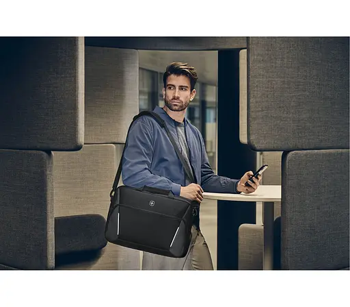 Сумка для ноутбука, XE Compact Brief 16" черная Wenger teh0014584 - фото 3