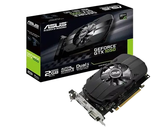 Відеокарта GeForce GTX 1050 2GB Asus Phoenix (PH-GTX1050-2G) Б/В - фото 1
