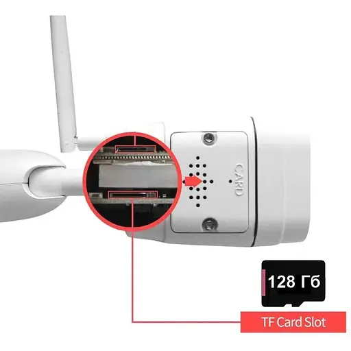 Wifi камера відеоспостереження Zlink Q57, додаток CamHI бездротова вулична 2 Мп, HD 1080P (100801) - фото 3