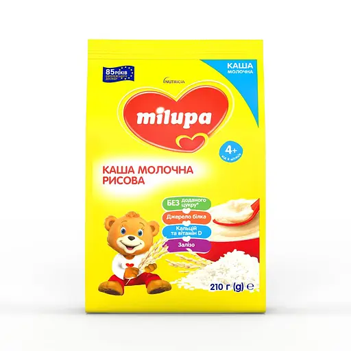 Молочна каша Milupa Рисова 210 г - фото 2