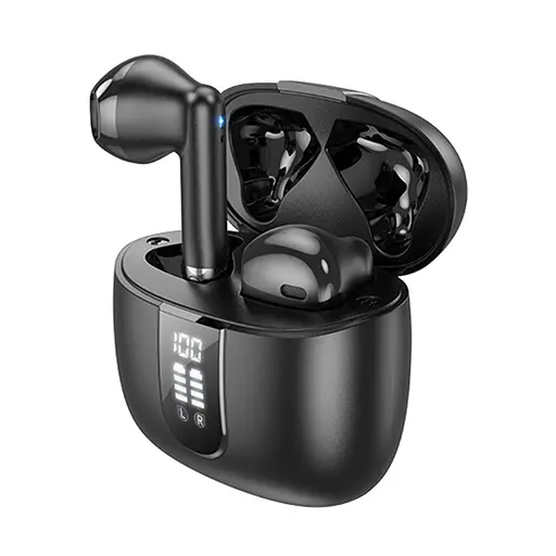 Навушники бездротові Hoco TWS EW36 вкладиші чорний - фото 4