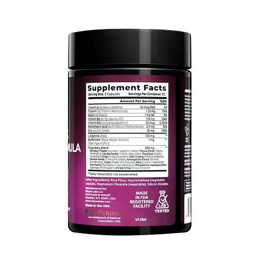 Комплекс для женского тонуса Elicore Labs Women's Power Formula, 60 вегакапсул. - фото 3