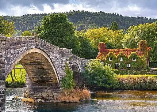 Пазл Castorland Городок в Уэльсе 1000 эл. (C-104673) - фото 2