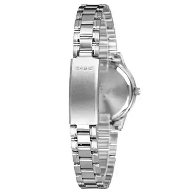 Стильні жіночі годинники наручні сталеві кварцові оригінальні Casio Collection LTP-1129PA-7BEF - фото 3