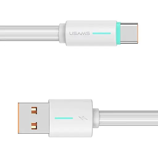 Кабель Usams SJ732 USB-A to USB-C 18W 1m White (SJ732USB02) [138975] - фото 2
