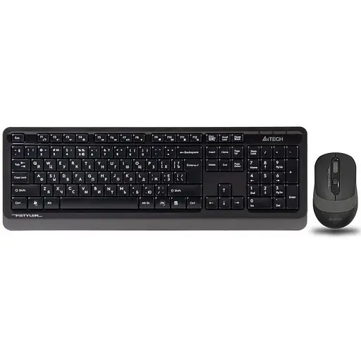 Комплект клавиатура + мышь A4Tech Fstyler FG1010 Black/Grey