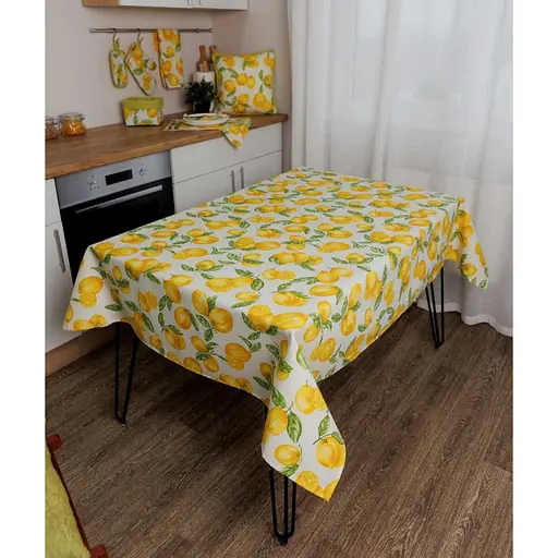 Скатерть Прованс Лимончики 136х180 см (43217) - фото 4
