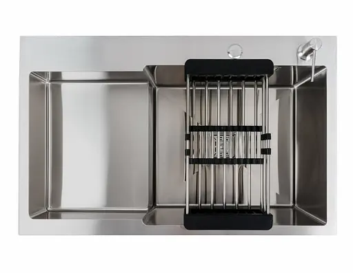 Кухонна мийка Platinum HANDMADE 78*50С R (SP000041296) - фото 8