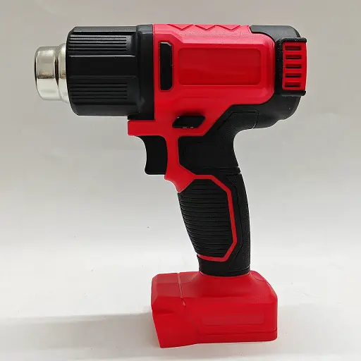 Для Milwaukee 18V Акумуляторний пістолет для гарячого повітря 60-540℃ Регульований бездротовий тепловий пістолет з 3 насадками - фото 4