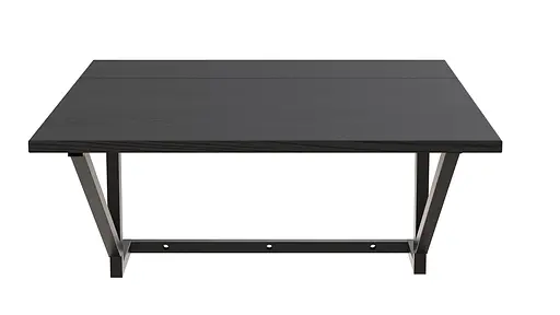 Стіл розкладний Олександр 3 750x600x700 Чорний метал ДСП Сосна Кембра 16мм FRD-104894 - фото 2