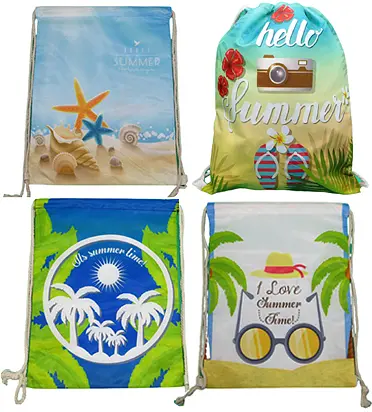 Мешок для обуви двусторонний принт Летний, 34x43 см - фото 2