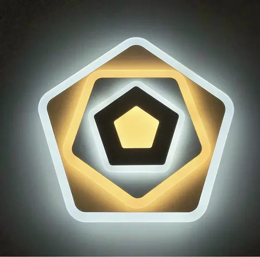 Минималистичный светильник LED для небольших комнат Line F Диаметр 30 см - фото 1