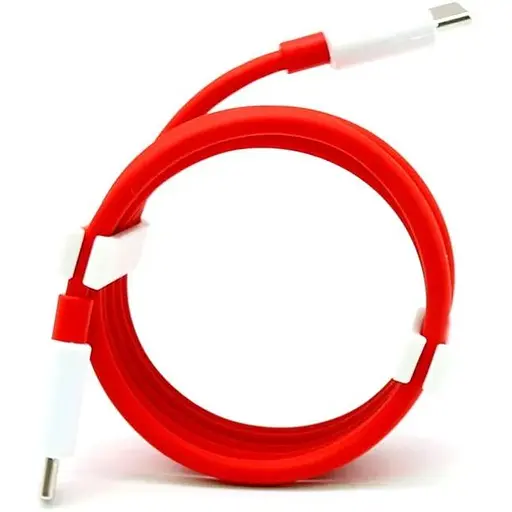 Кабель Warp Fast Charge 65W/6A 1m Type-C на Type-C (C202A) для OnePLus red - фото 3