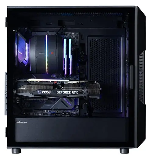 Корпус Zalman I3 Neo ARGB V2 Tempered Glass без БЖ Black (I3NEOARGBV2BLACK) - фото 9