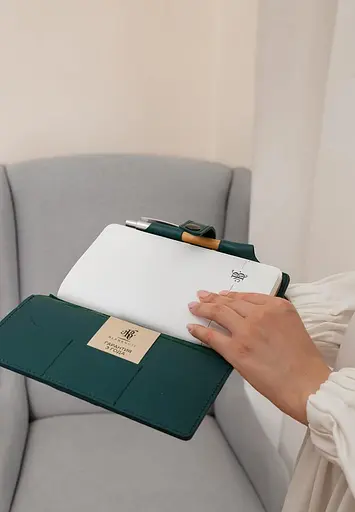 Шкіряний блокнот (Софт-бук) 4.0 зелений Краст - фото 7