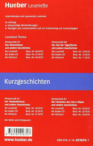 Der Taubenfutterer und andere Geschichten. Niveaustufe B1 Leseheft - фото 2