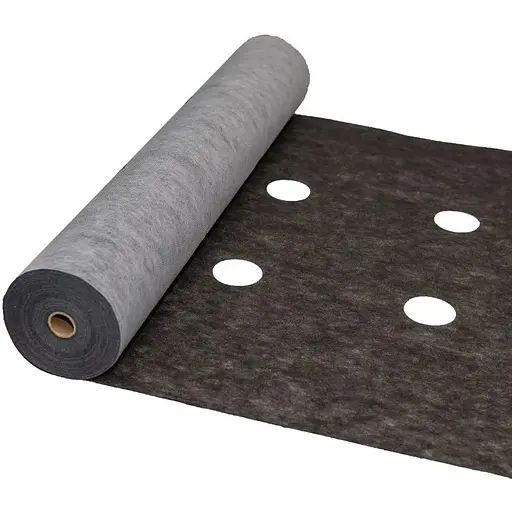 Агроволокно Shadow 50 г/м², 1.07х100 м, с перфорацией (2 отверстия), черно-белое (АВЧБП0001) - фото 1