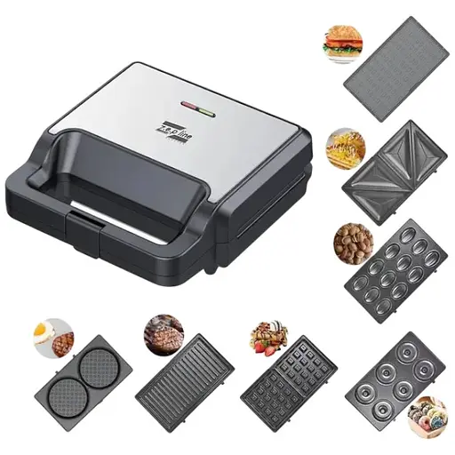 Вафельница 7в1 2200 Вт Zepline ZP-811 Мультимейкер со съемными пластинами