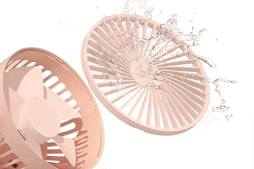 Вентилятор портативный Solove F3 Clip Fun розовый - фото 4